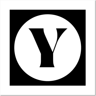 Y (Letter Initial Monogram) Posters and Art